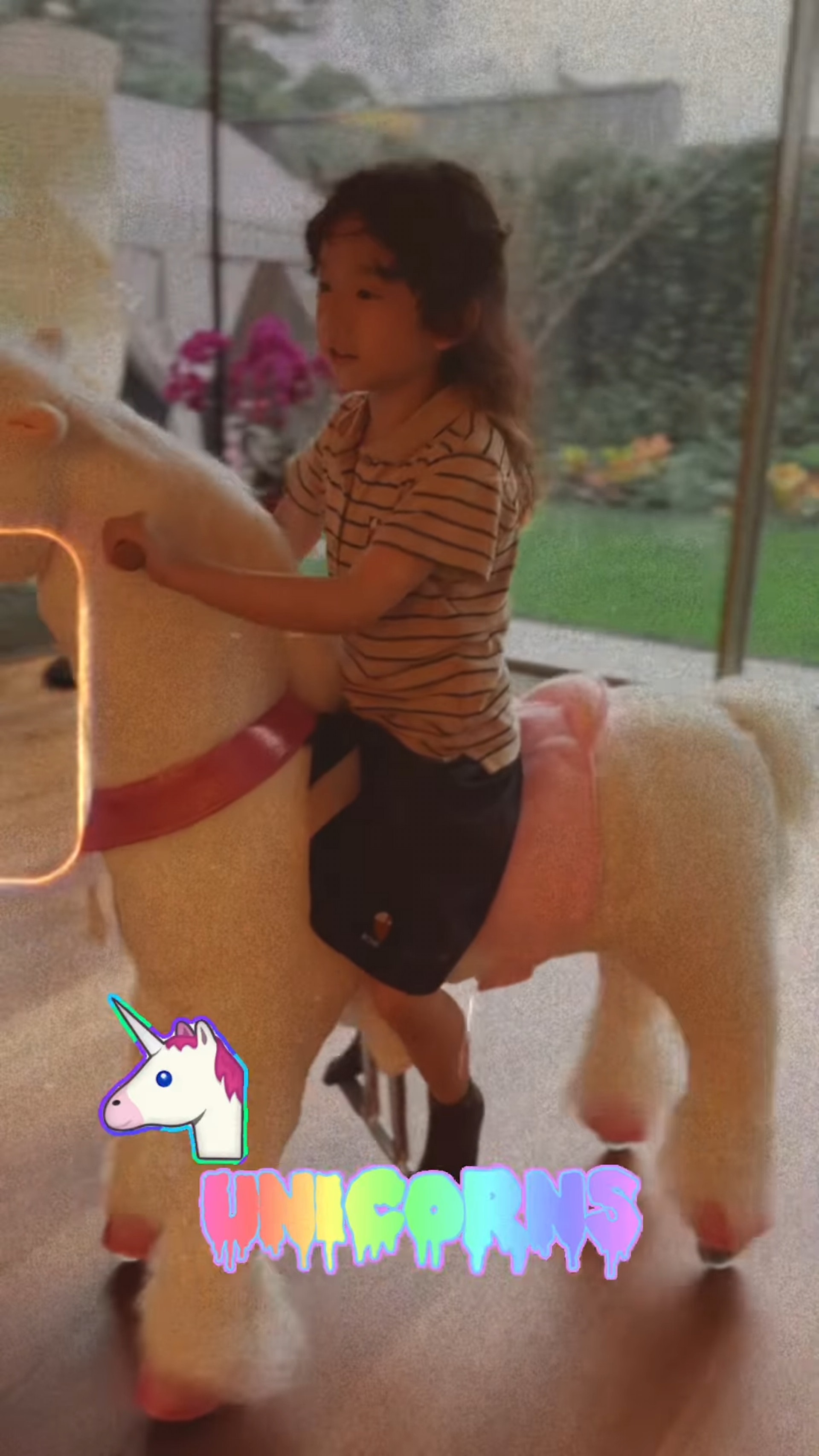 從屋外望出去則是綠油油的花園。