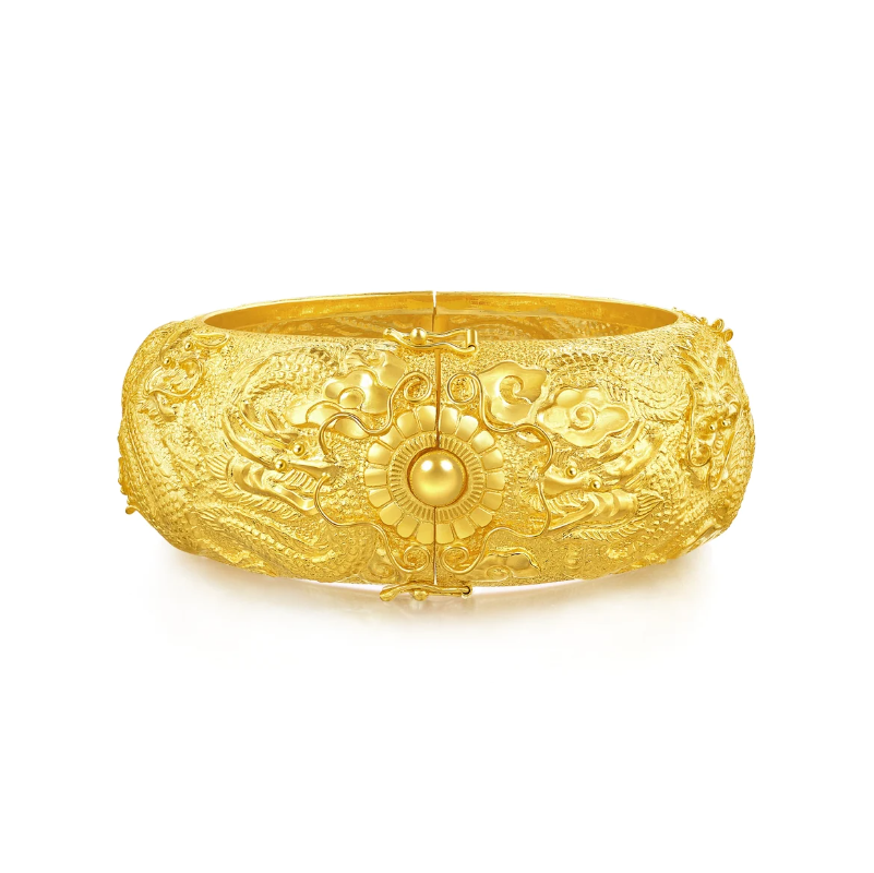 生生有囍「龍鳳篇」999.9黃金手鐲$44,044