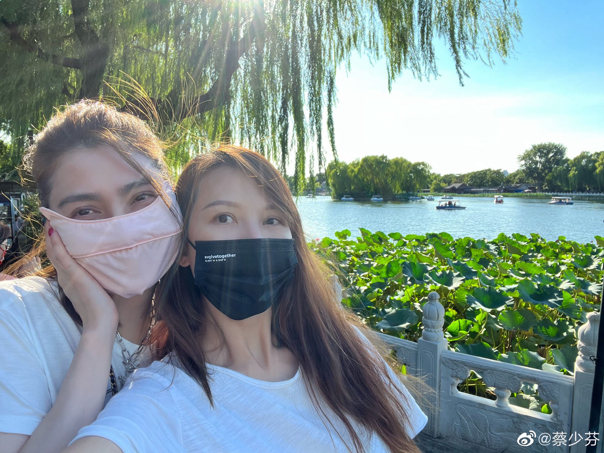 蔡少芬與洪欣交情超好