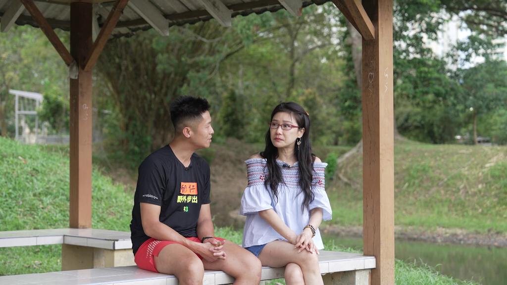 方紹聰與張慧儀深情對話