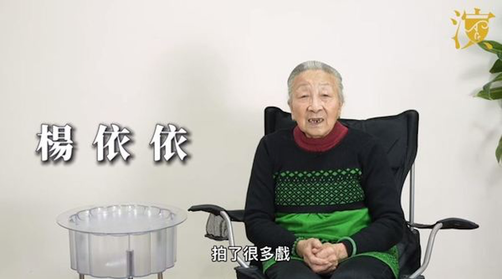 現年83歲的甘草演員楊依依，入行二十多年拍超過180部戲。