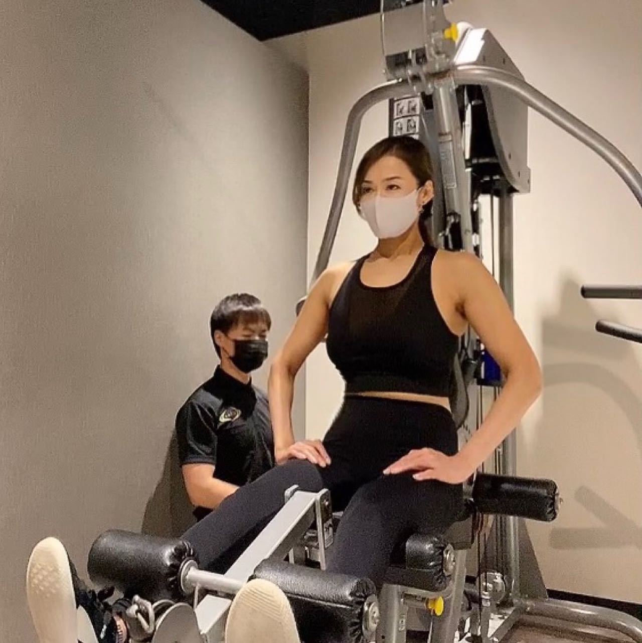 Ruriko亦會到健身房做gym。