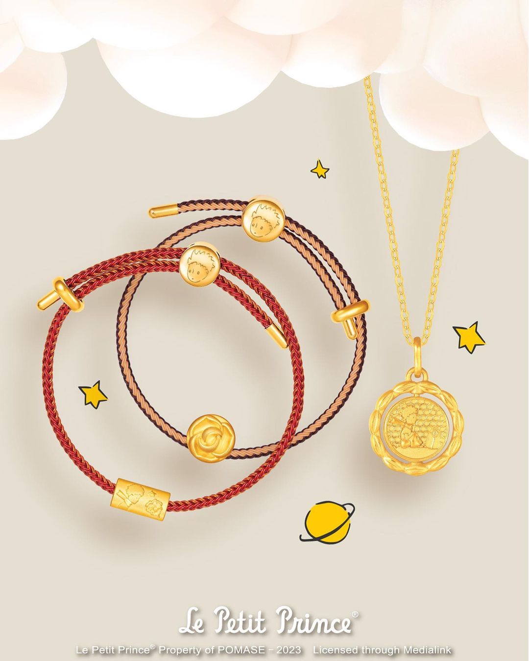 小王子系列足金首飾系列