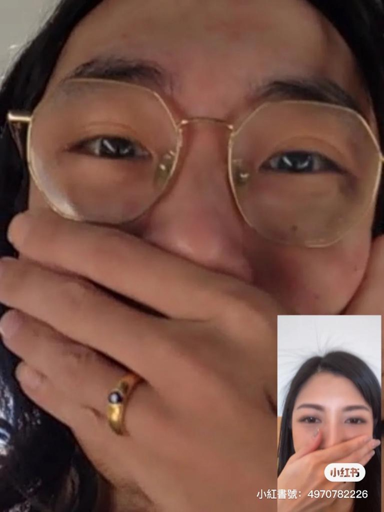 陸永老婆陳莉娜與老公FaceTime
