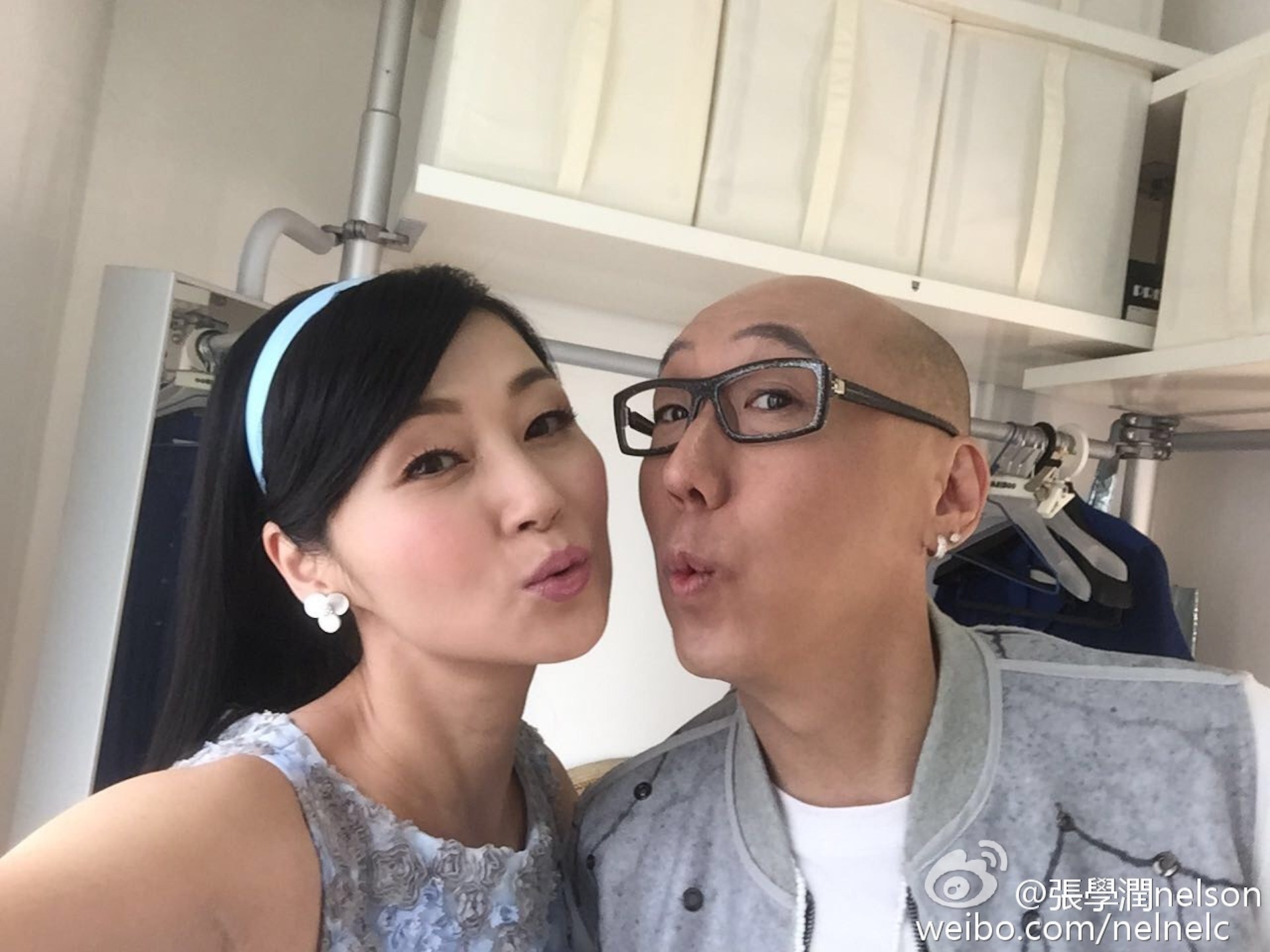 張學潤曾與萬綺雯一起合作舞台劇。