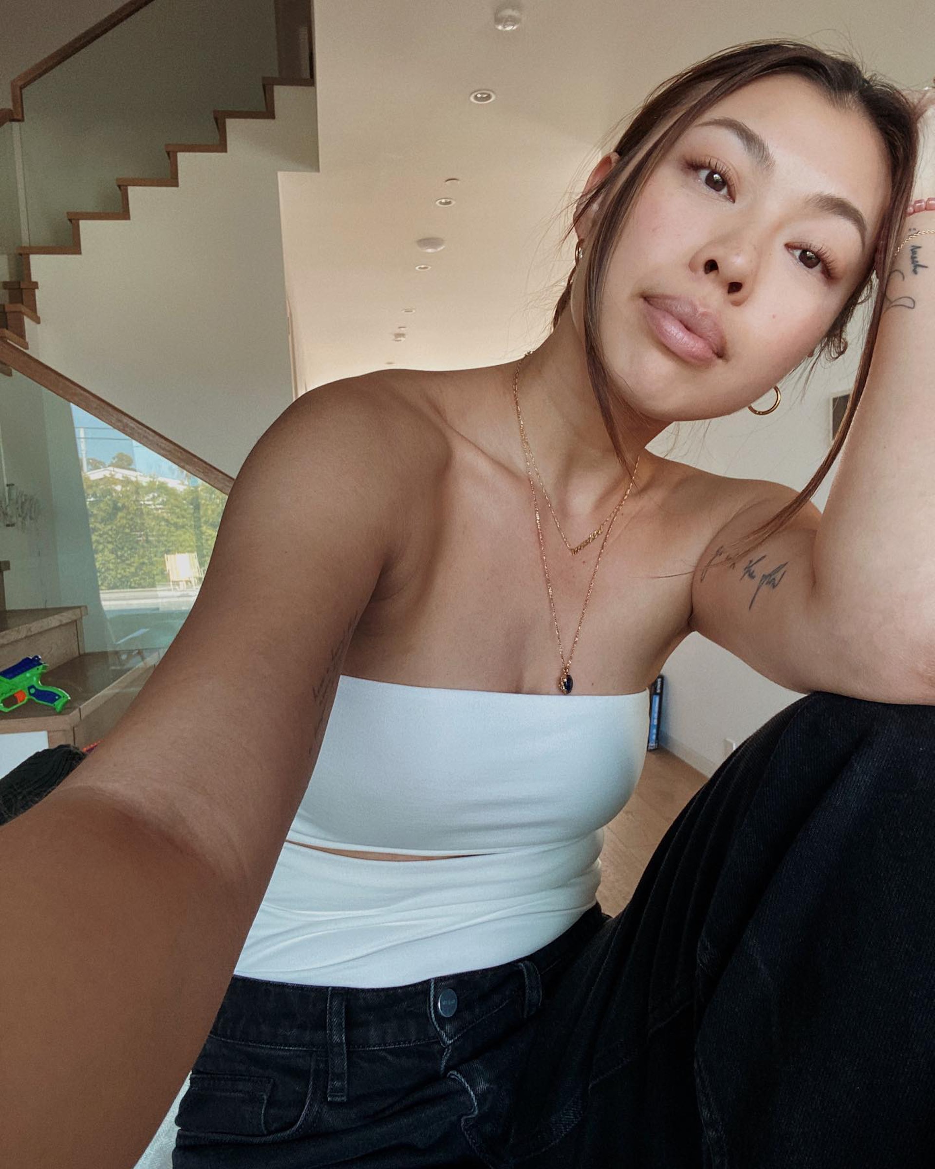 王曼喜的豪宅是複式設計。