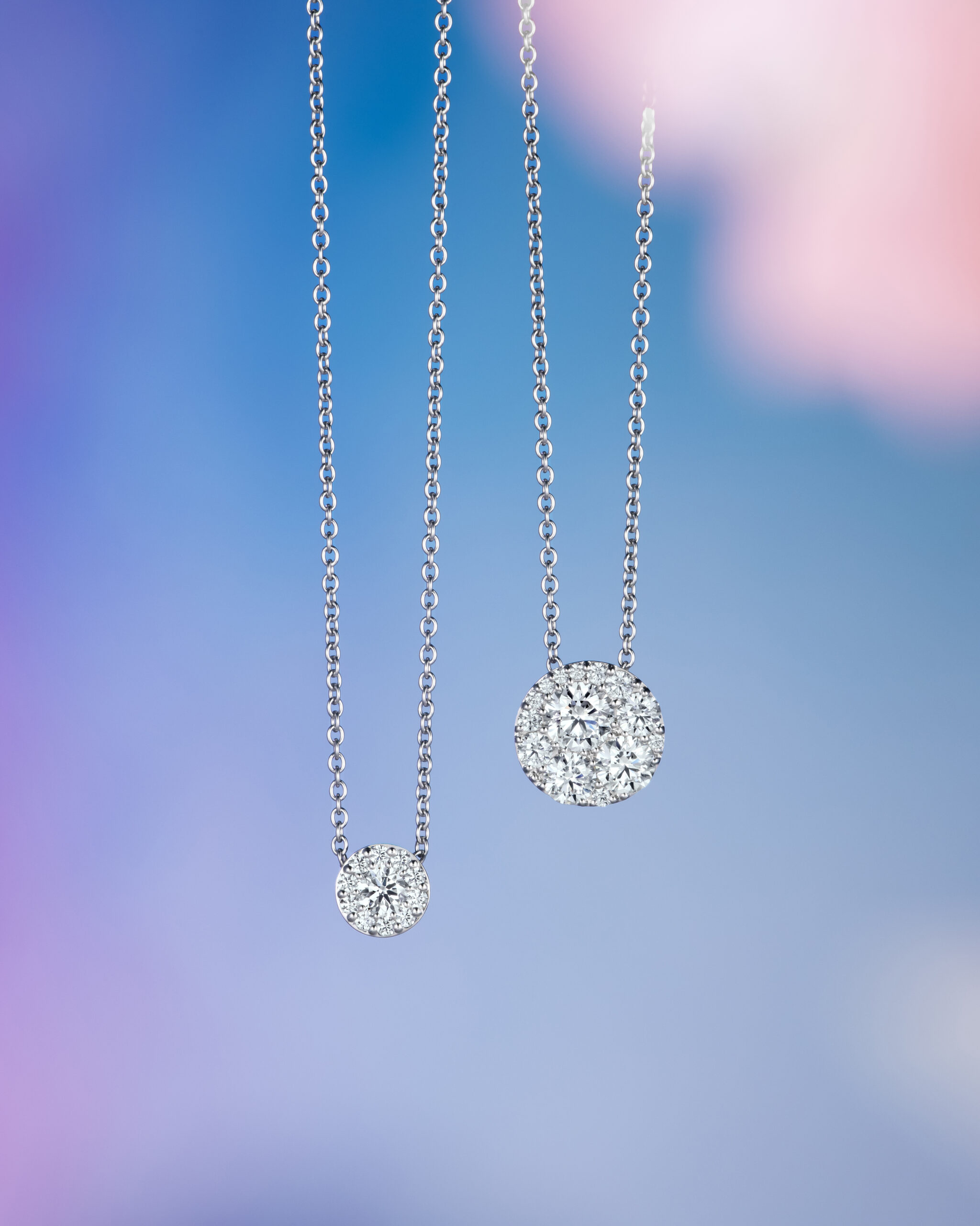 Hearts On Fire鑽石項鍊有不同款式