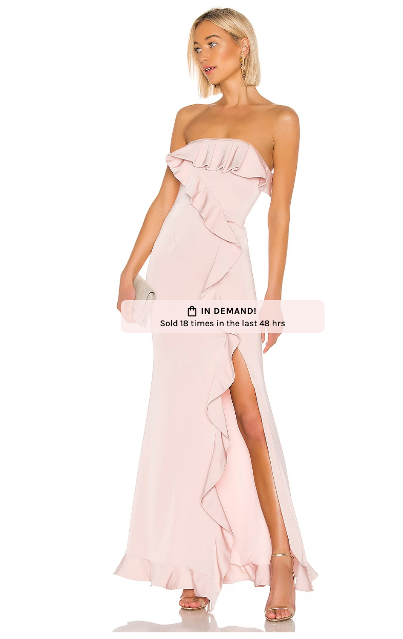 NMD Luna 抹胸伴娘裙