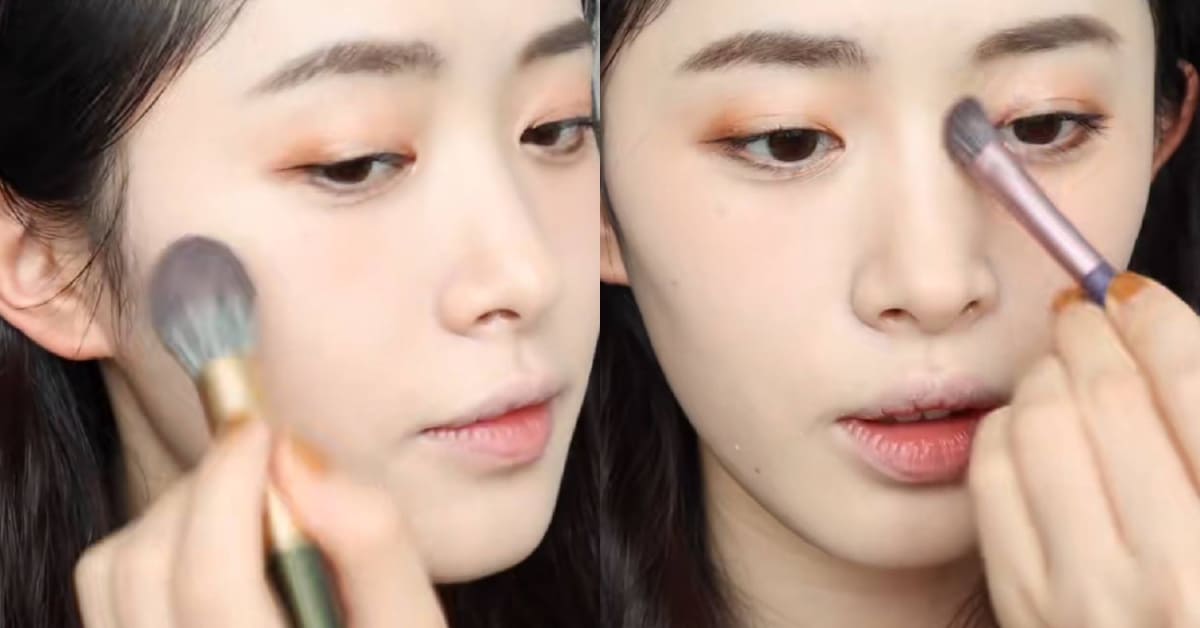 胭脂畫法與精緻鼻影。