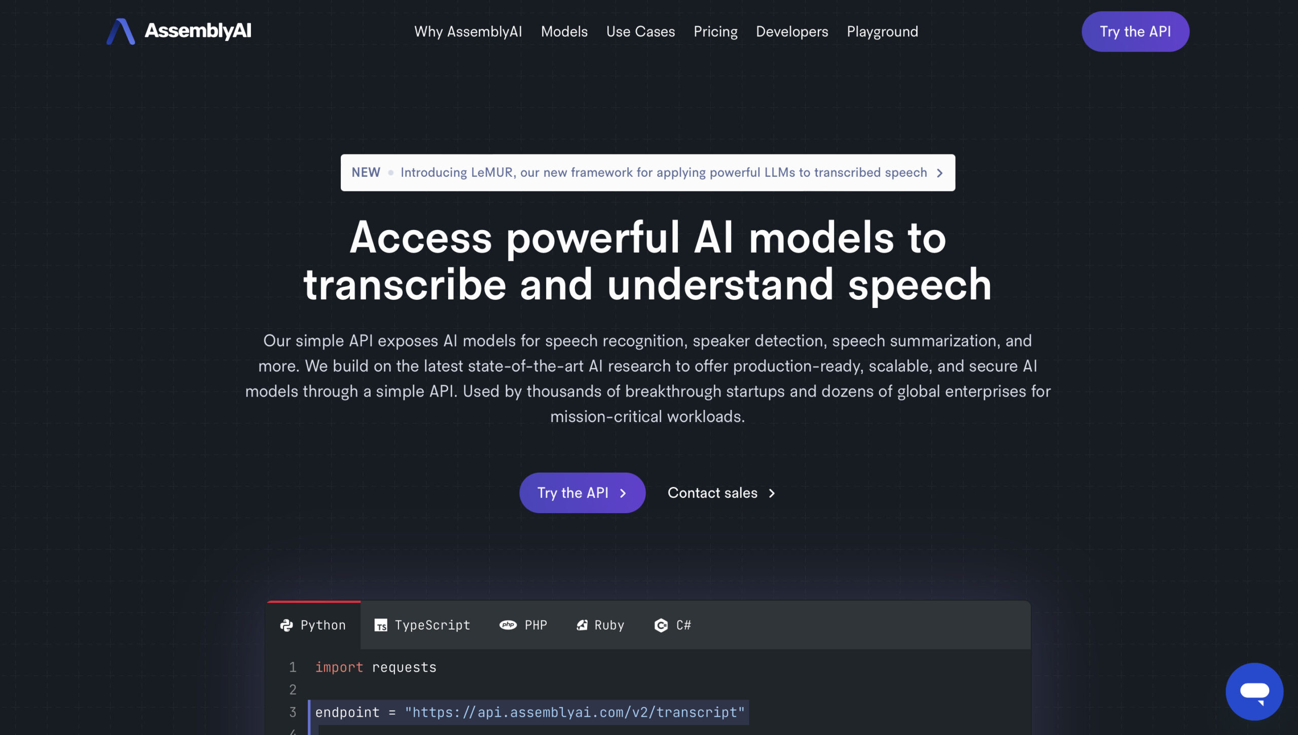 AssemblyAI 可以幫助我們將3天閱讀的工作量,在半天內就消化完畢,並整理做出總結,而且還可以幫助你將語音內容轉成可編輯的文字。