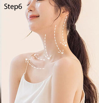 步驟六:肩頸、鎖骨
