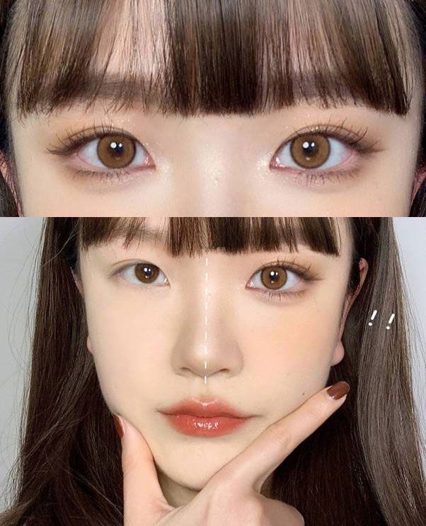 「眼瞼下至」妝容能達到放大雙眼效果。