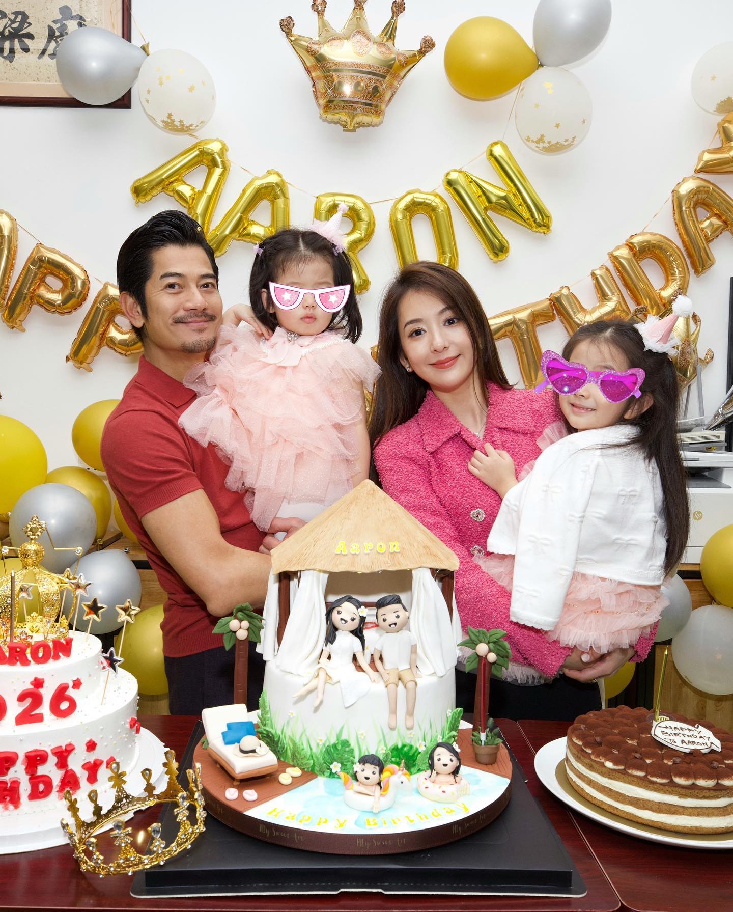 雖然郭富城工作忙碌,但他仍會抽出時間陪伴兩個囡囡。