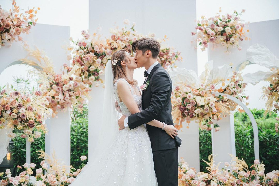 陳家樂連詩雅結婚照