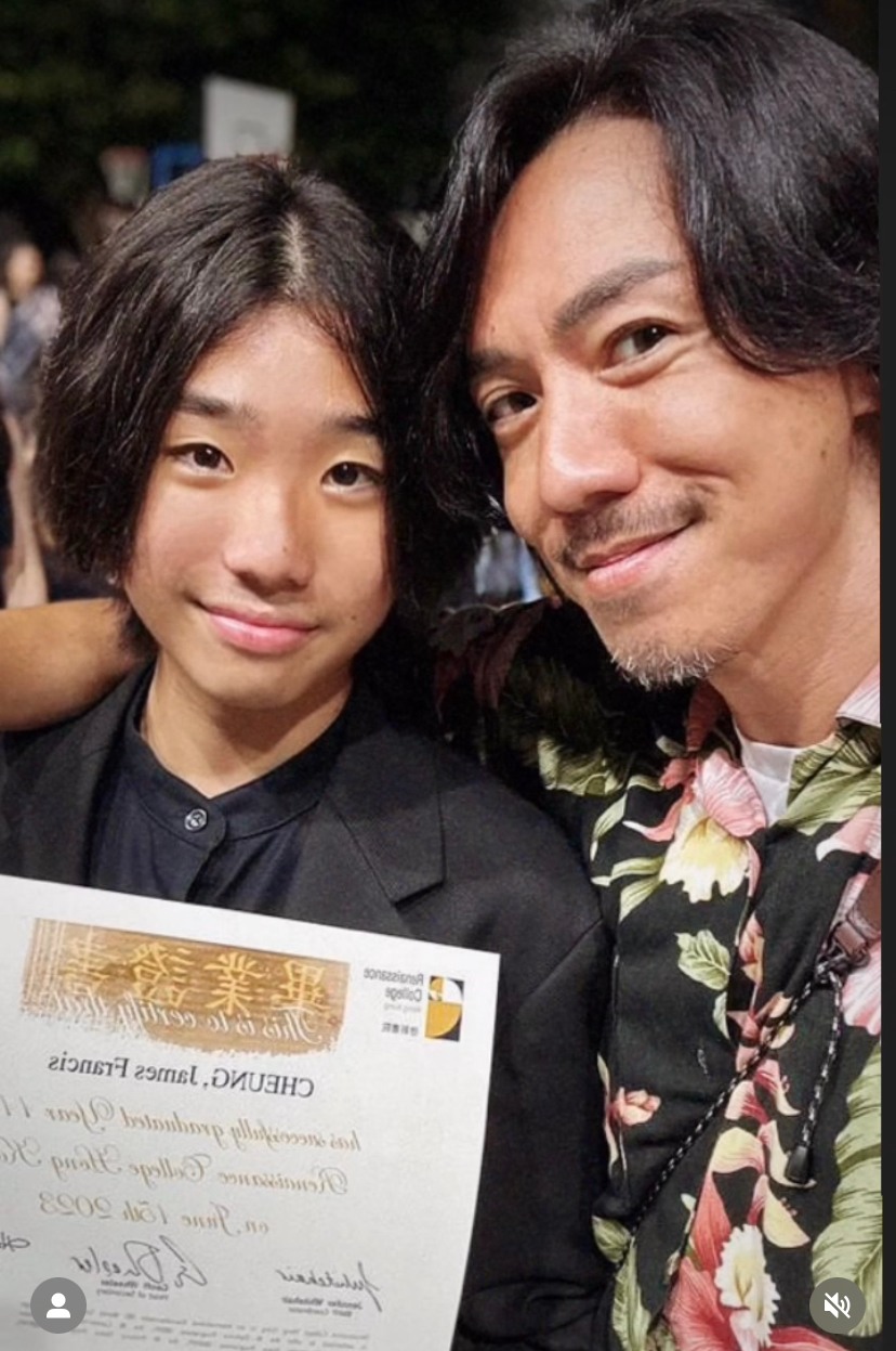 張繼聰與大仔相處就像好兄弟一樣。