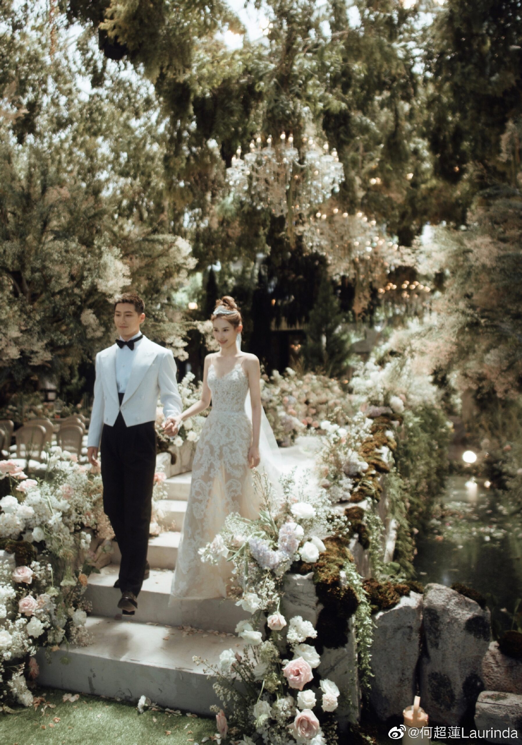 何超蓮與竇驍結婚照