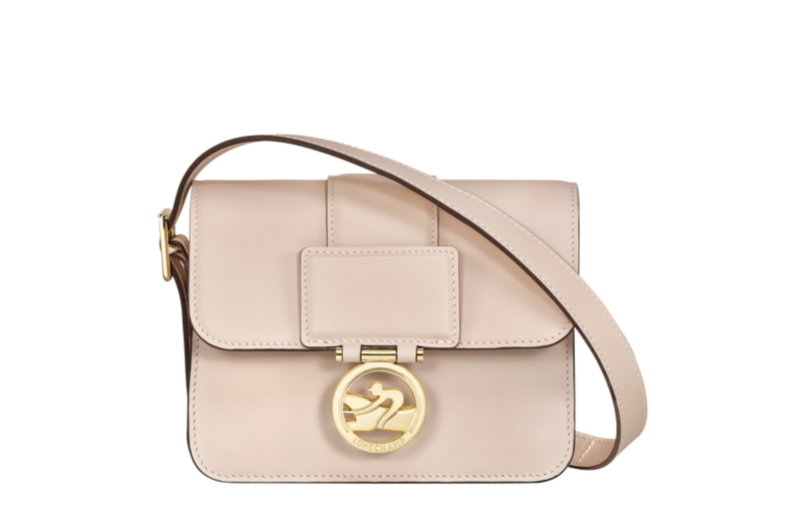 Longchamp BOX-TROT斜揹袋（粉紅色）