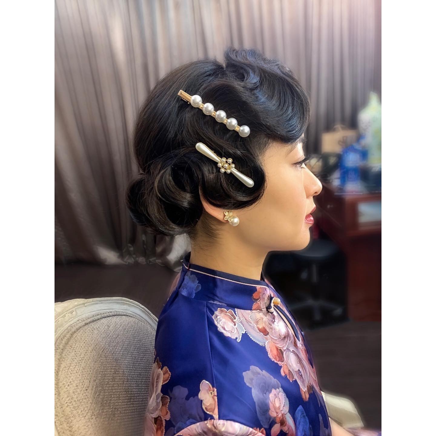 旗袍髮型 x 復古風