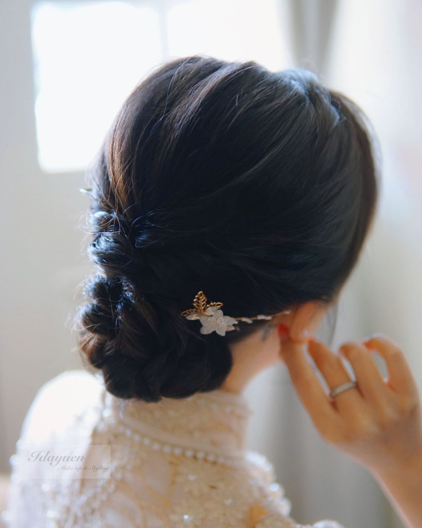 旗袍髮型 x 中長髮