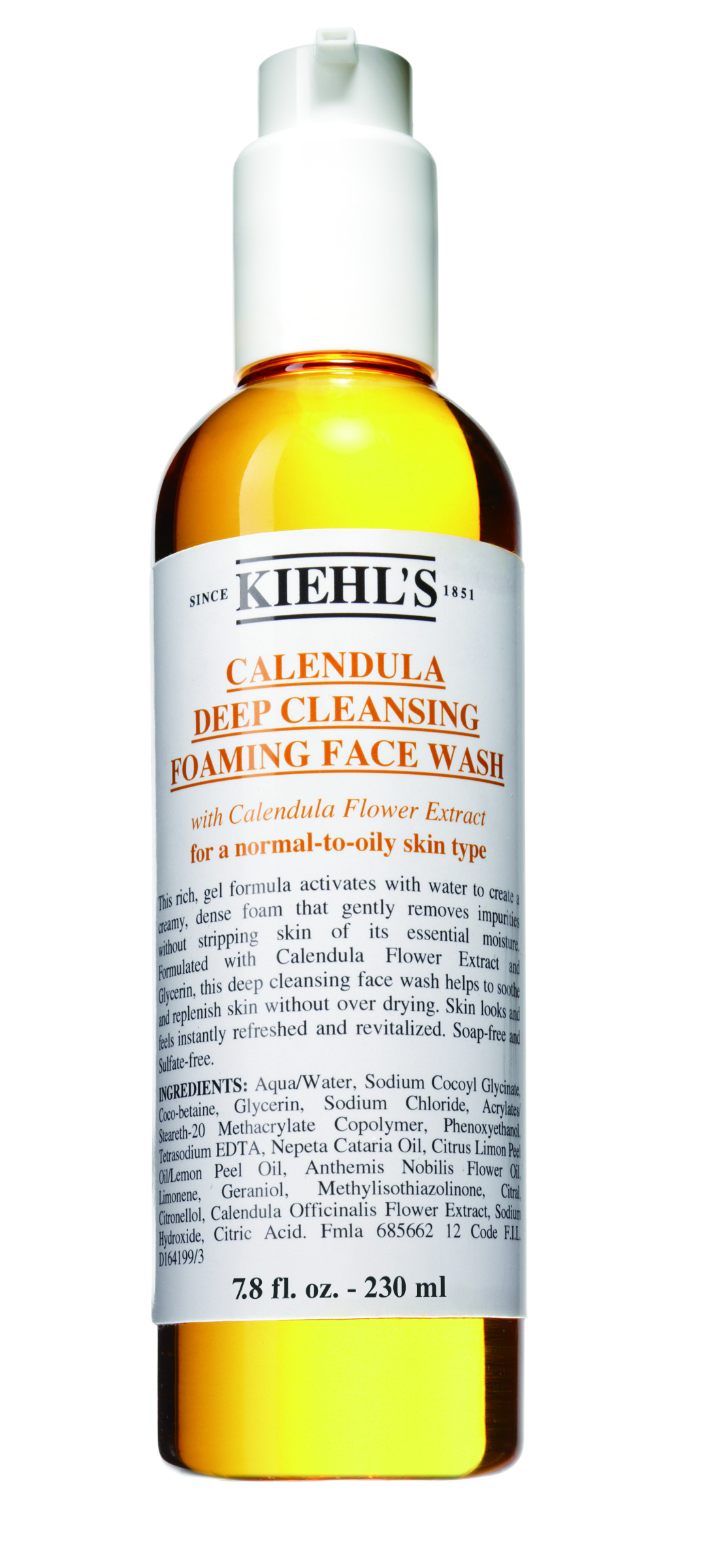 KIEHL’S 金盞花深層潔面泡沫 HK$320/230ml
