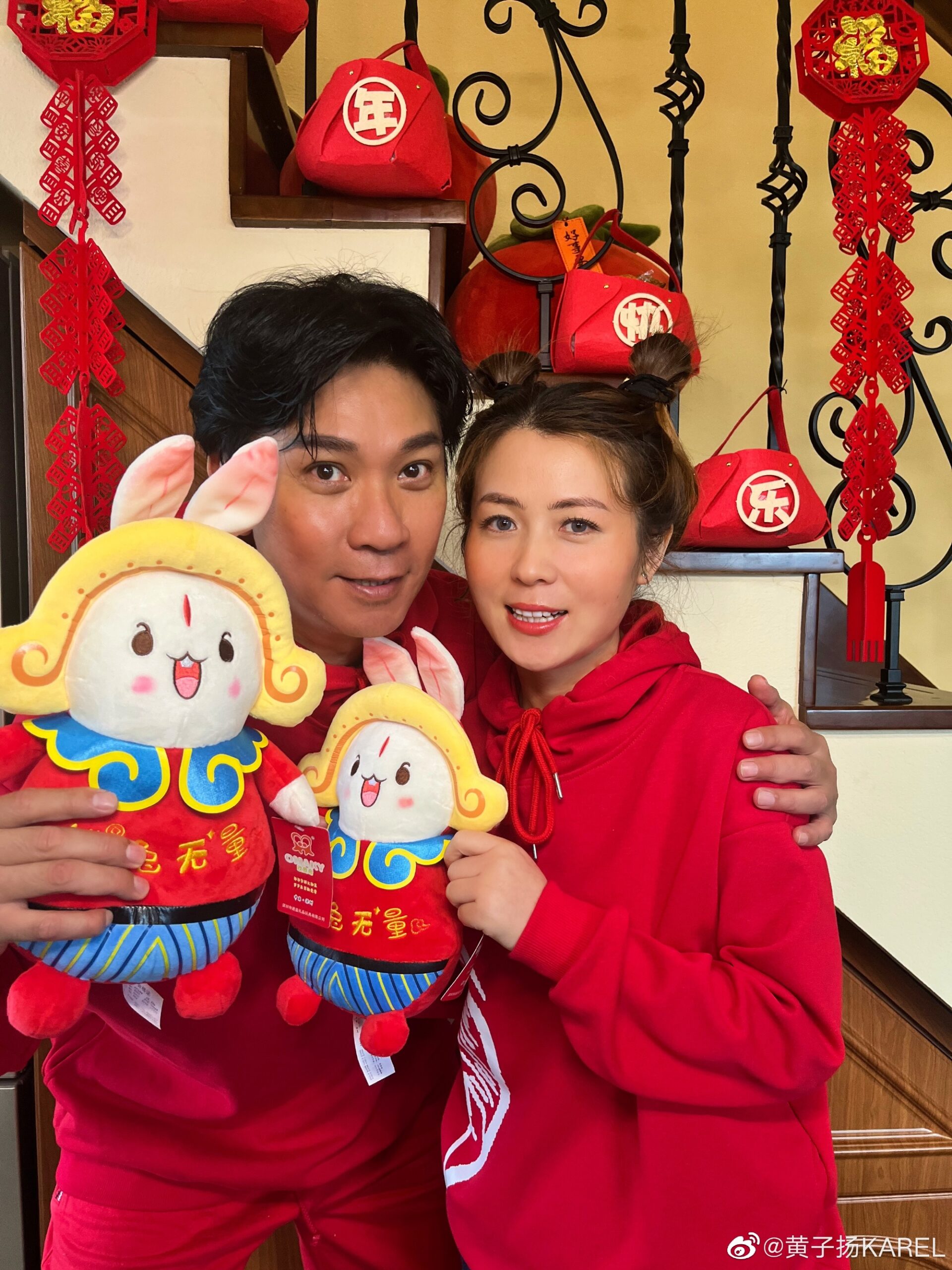 黃子揚與第三任太太經常放閃。