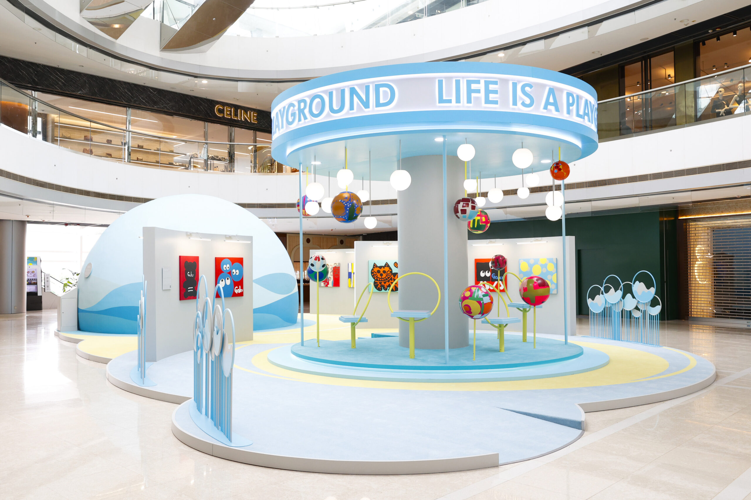 IFC -「Life is a Playground」創意藝術裝置