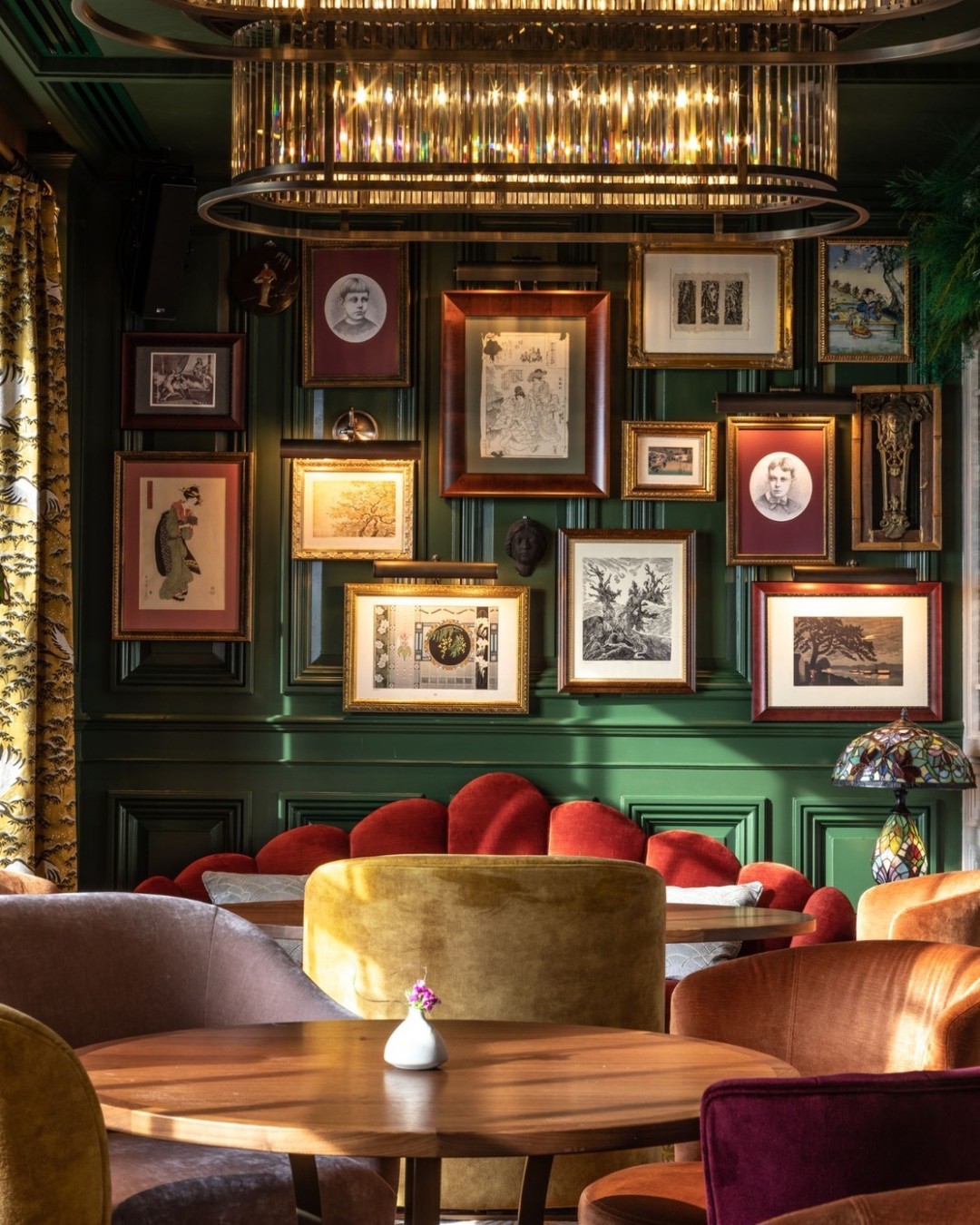 The Aubrey餐廳以19世紀中歐洲掀起的和風風潮做主要裝潢風格