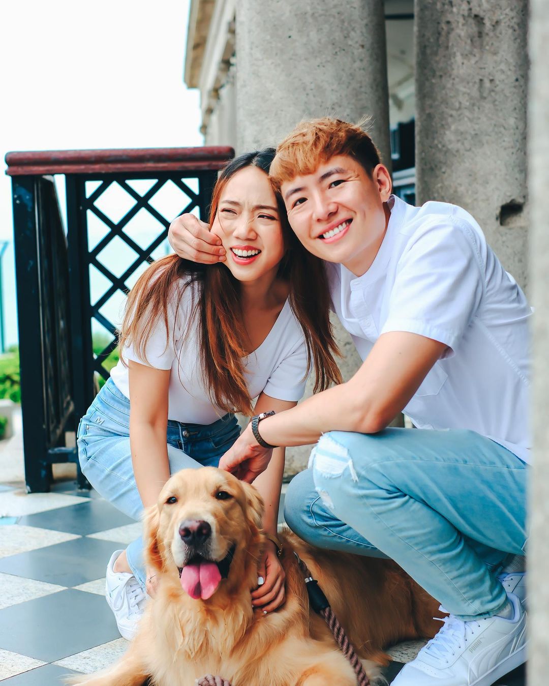 招浩明感激未婚妻無私協助，帶Romeo返電視城。