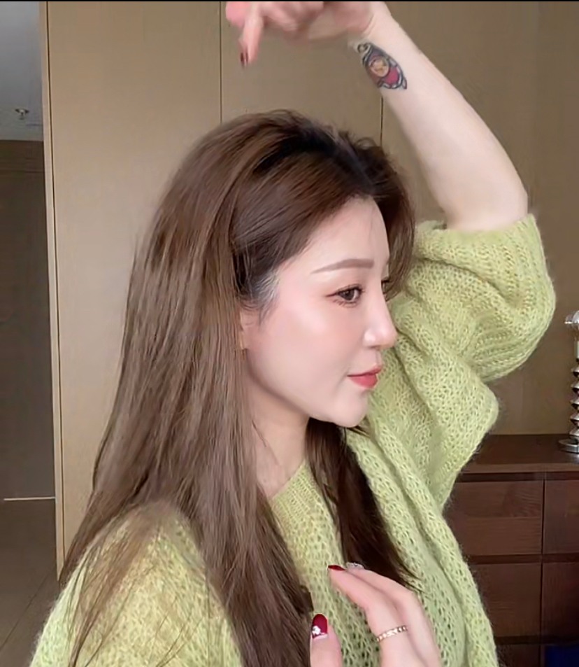 後腦勺的髮根一秒站起來，視覺上髮量秒增。