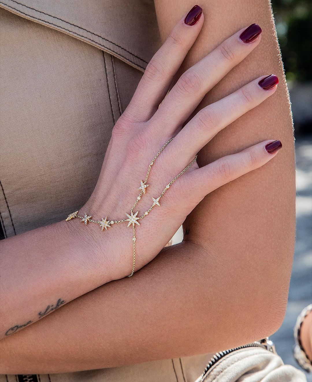 apmmonaco Météorites流星可調節手鍊與拇指戒 $1,280