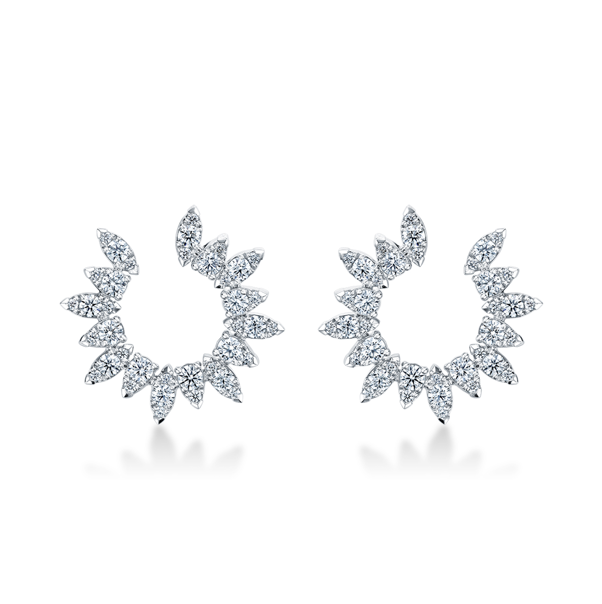 Aerial Sunburst Wrap 鑽石耳環 HK$58,500