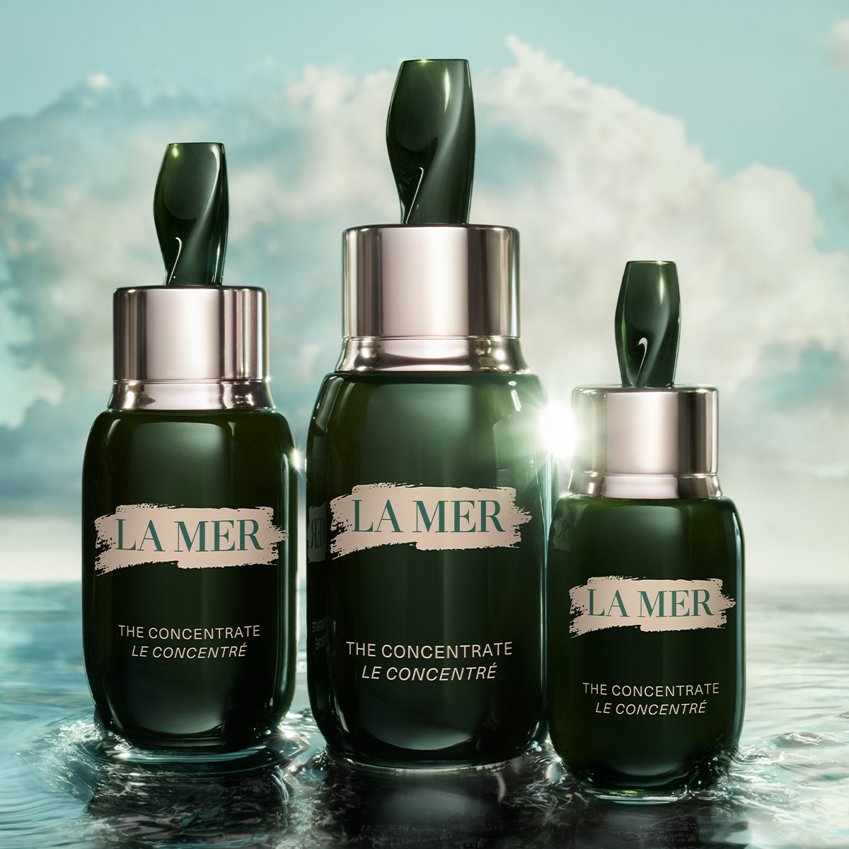 La Mer The Concentrate 極緻修護精華 $1,815/15ml｜$3,475/30ml｜$4,630/50ml 