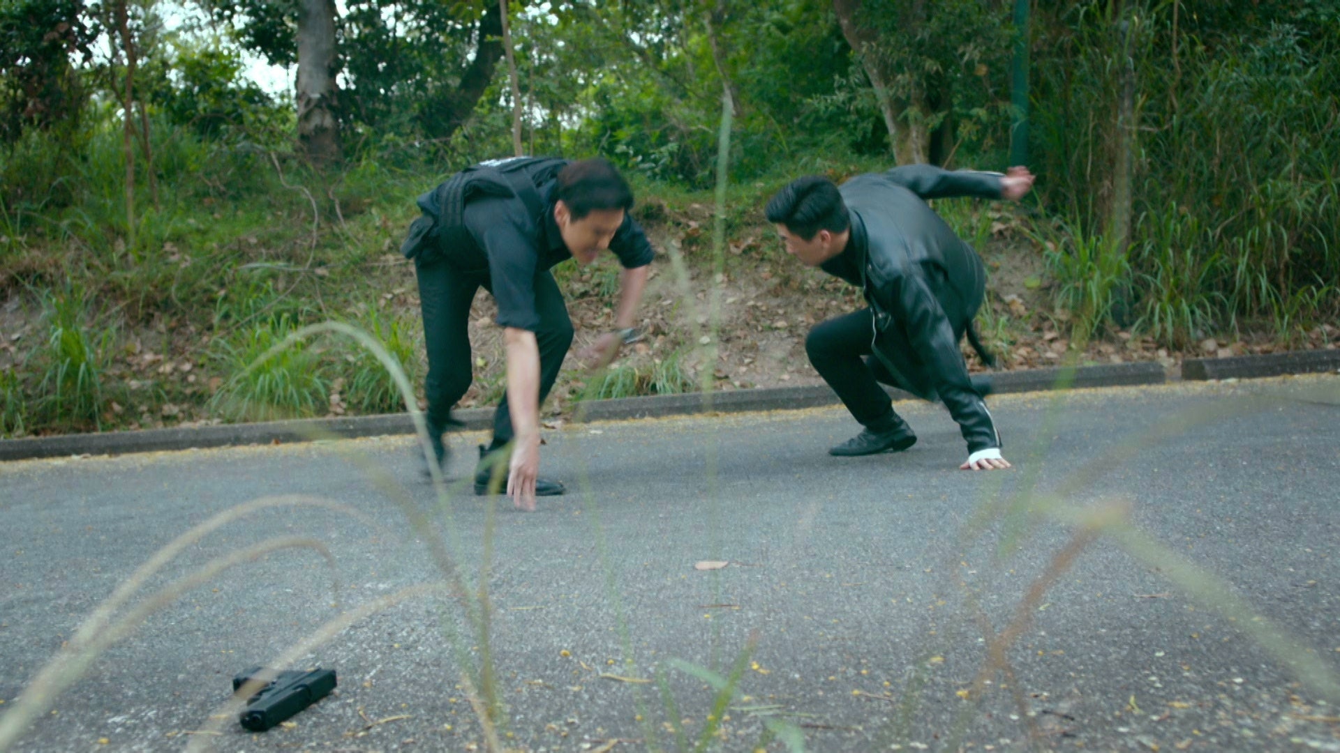 馬貫東親身上陣演動作戲，當中跟蕭正楠打交一幕盡顯好身手。