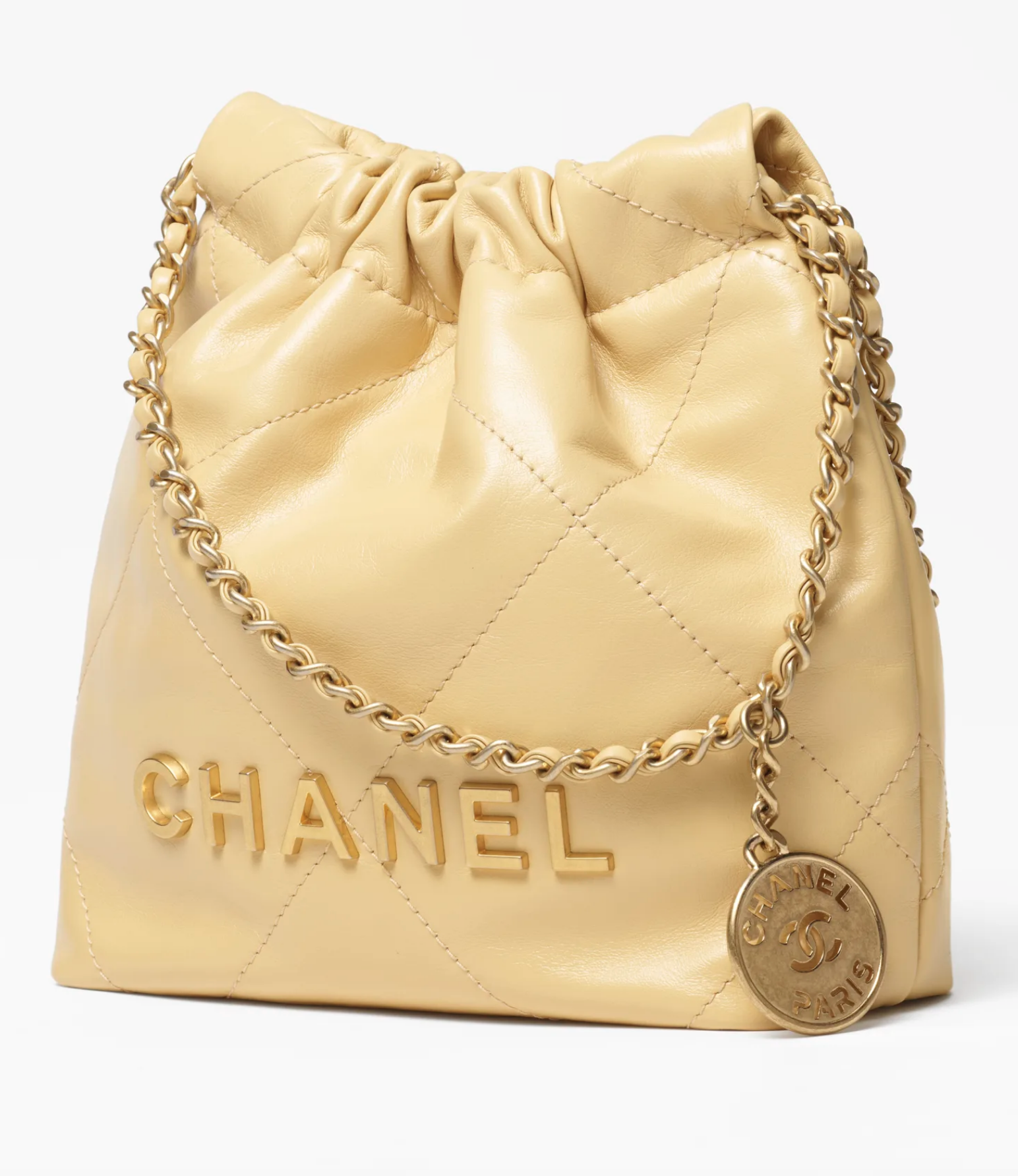 CHANEL 22迷你手袋（淡黃色）$40,000