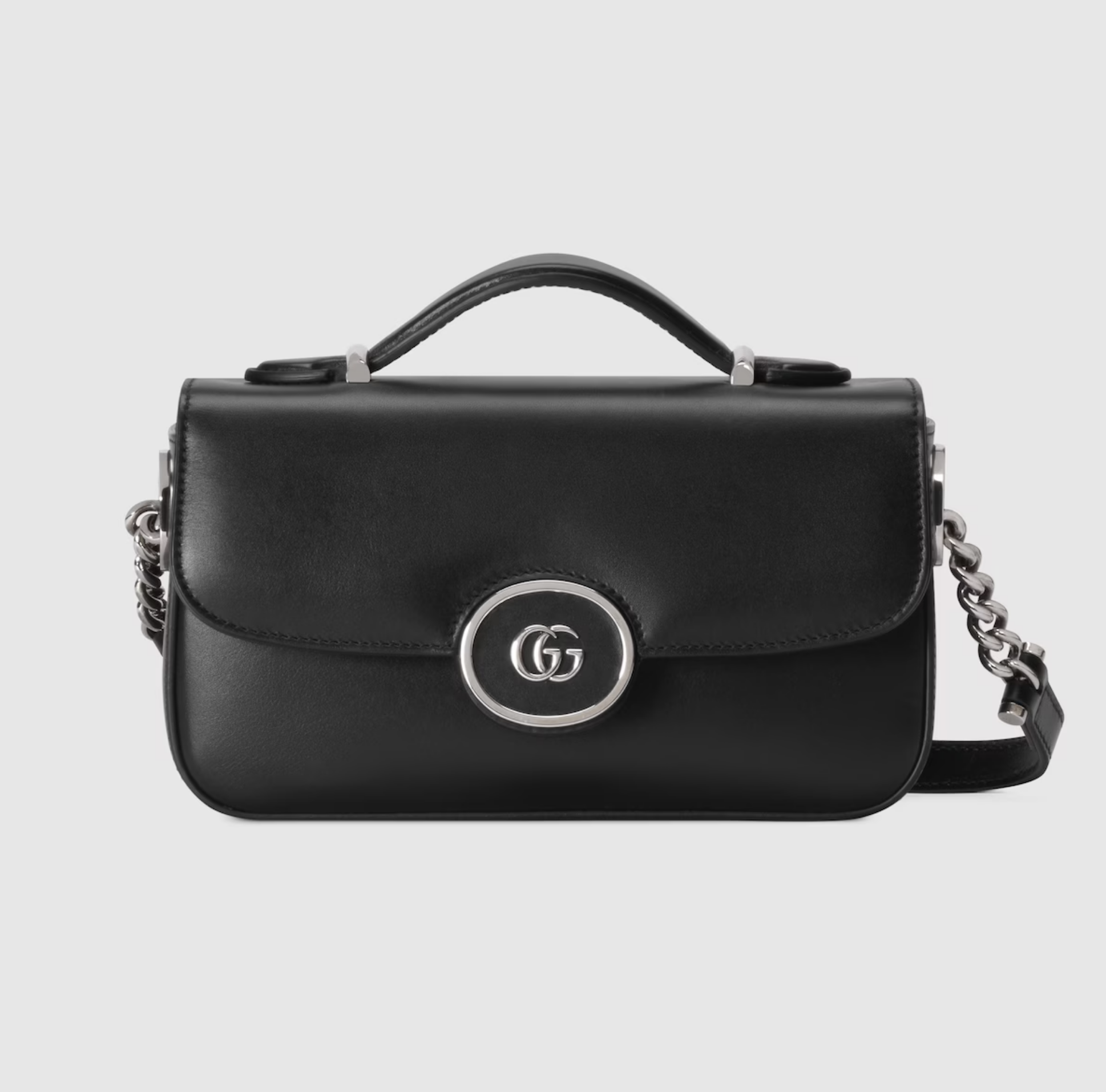 GUCCI The Petite GG迷你肩揹袋 $18,500(黑色）