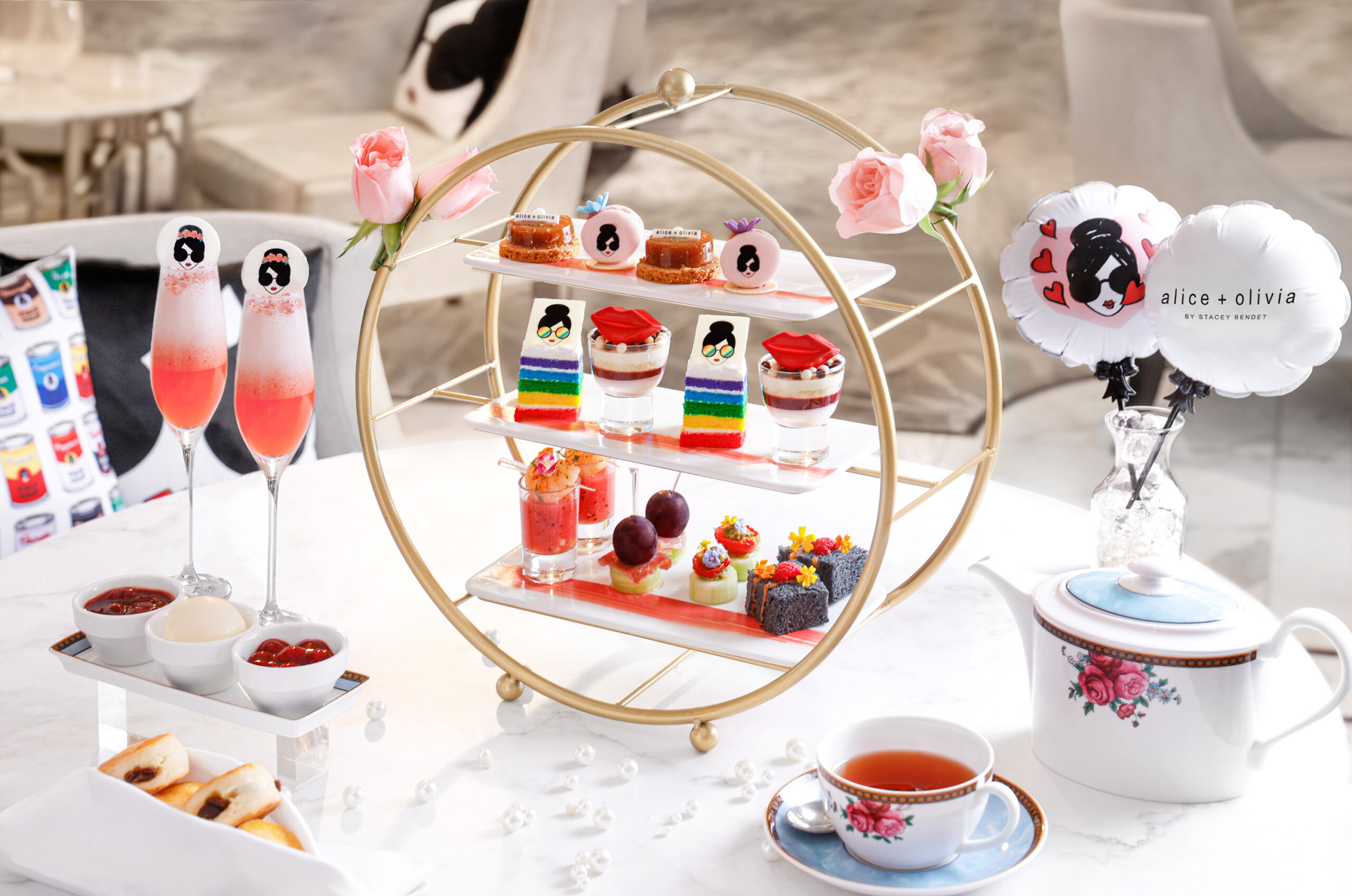 香港朗廷酒店 x alice + olivia下午茶