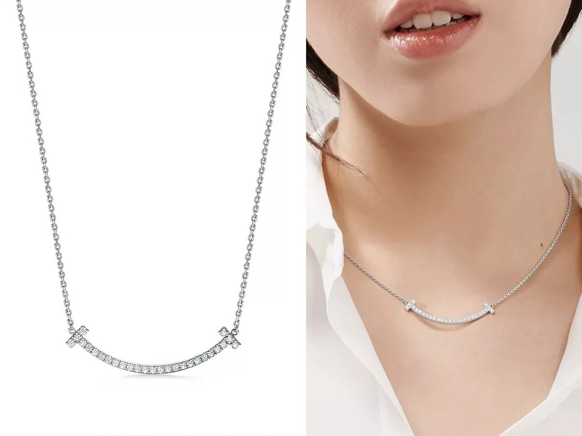 Tiffany & Co. Tiffany T Medium Smile 鏈墜 HK$14,200