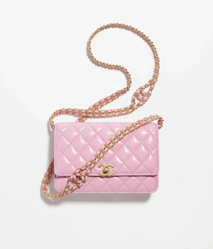 粉紅色亮面Wallet On Chain HK$32,800