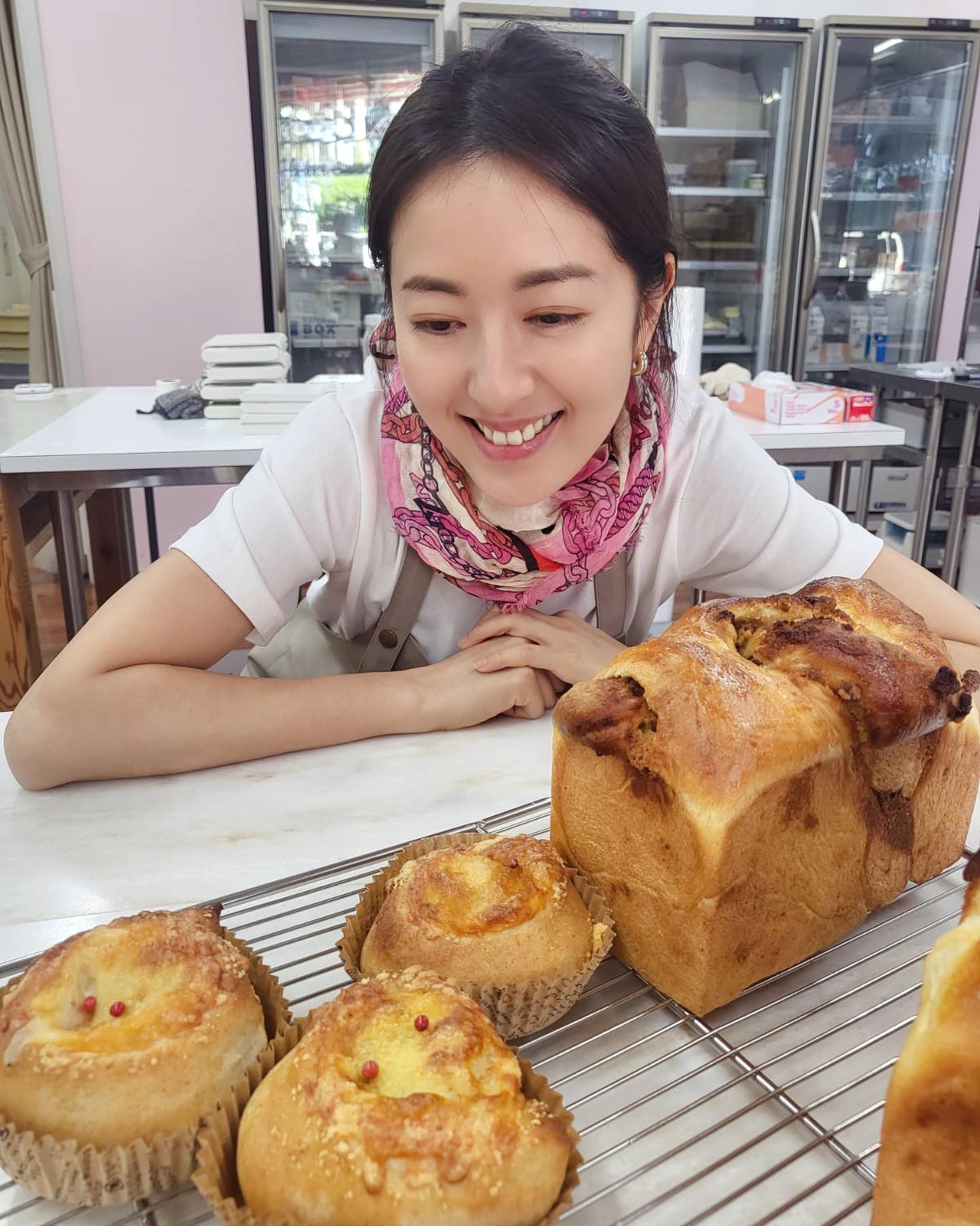 唐詩詠現正在日本學烘培。