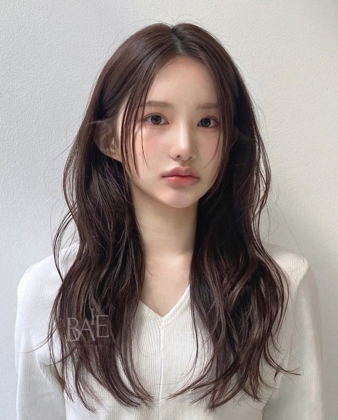 朱古力棕髮色。