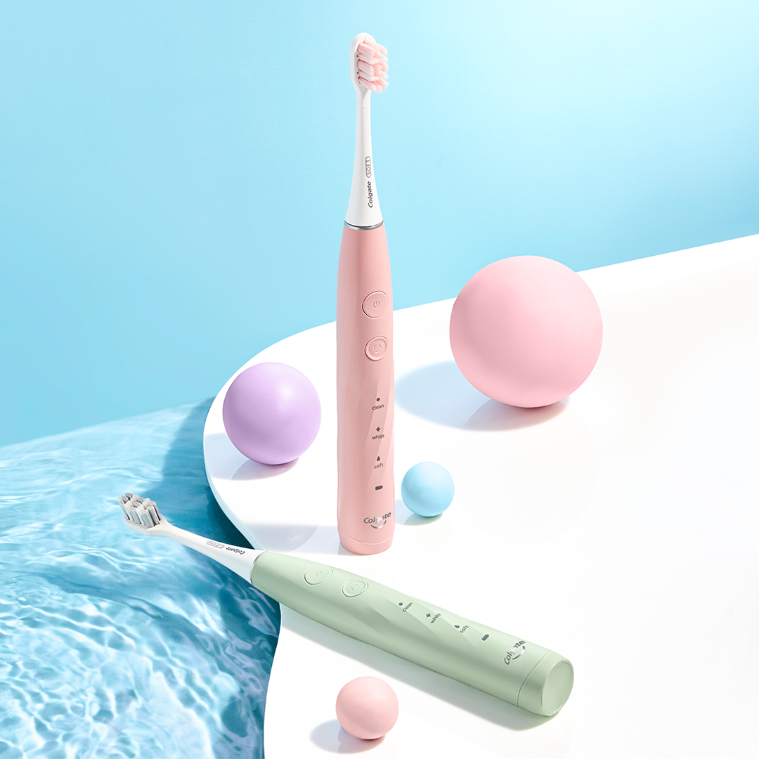 採用每分鐘37,000次溫和聲波震動科技，更有效潔淨牙齒～