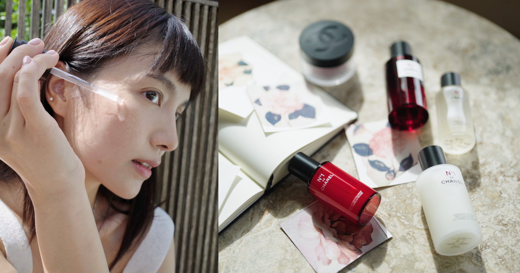 少女感滿滿的Anjaylia早在2年前，已經是CHANEL一號紅山茶花精華液的真實用家！用肌膚見證它的年輕力量。 