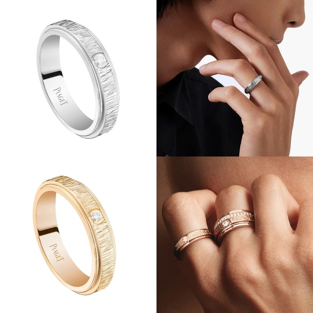 Piaget Possession Rose Gold/White Gold Diamond Ring：G34P7K00/G34P8K00（HKD$17300 - $19400）