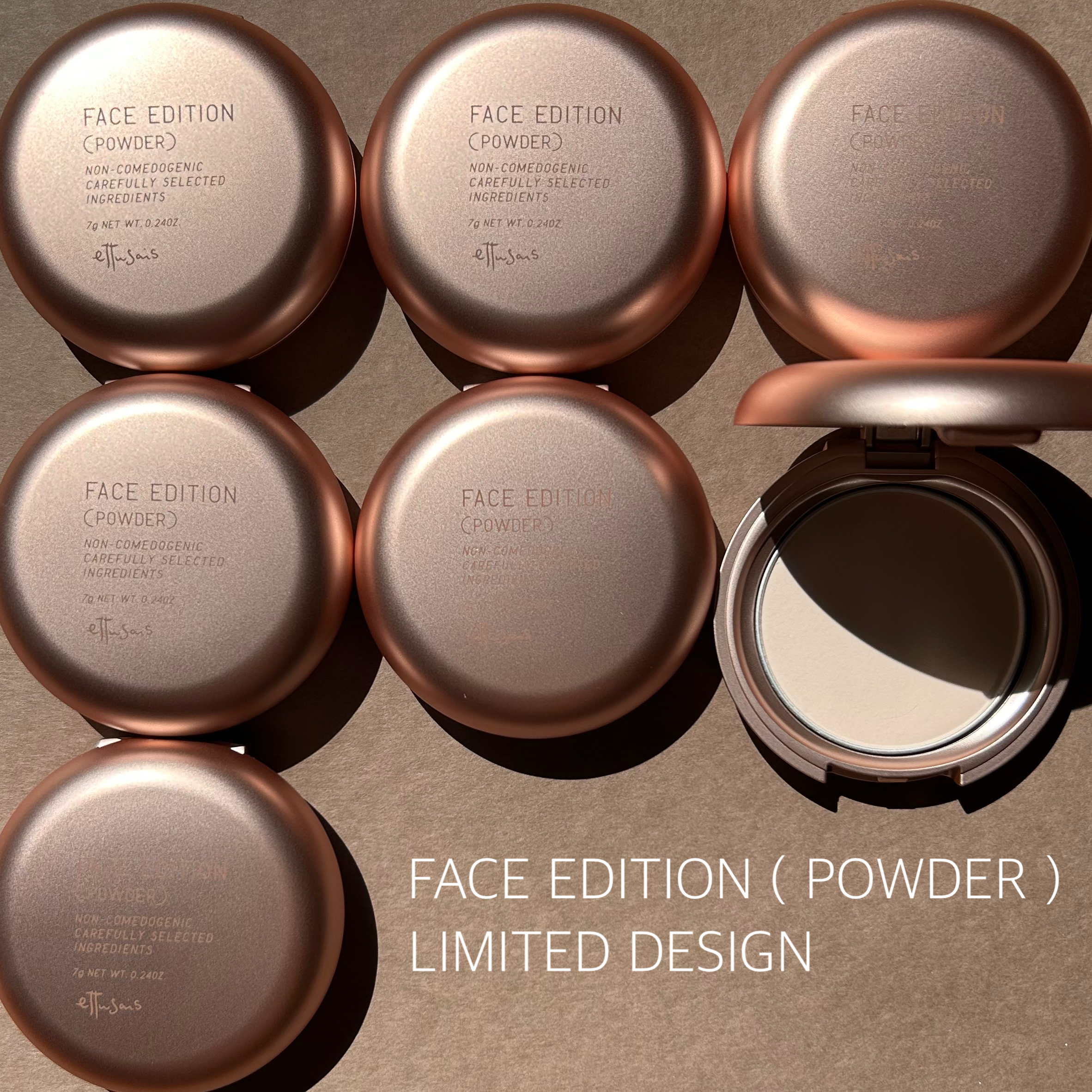 限定玫瑰金版美肌護膚蜜粉,瞬間提升精緻感。