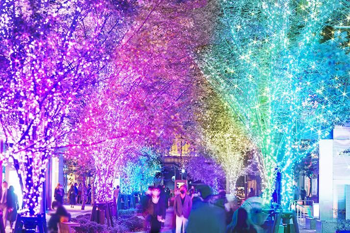 日比谷「HIBIYA Magic Time Illumination」今年主題是「BEST WISH」