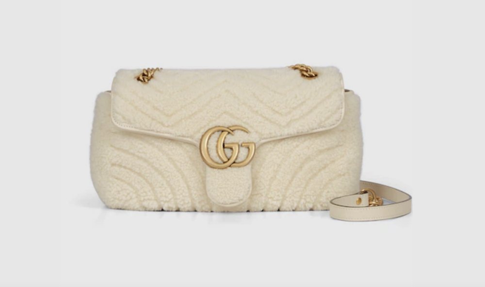 Gucci GG Marmont Small Shoulder Bag 白色款 US$3,490(約HK$27,287)