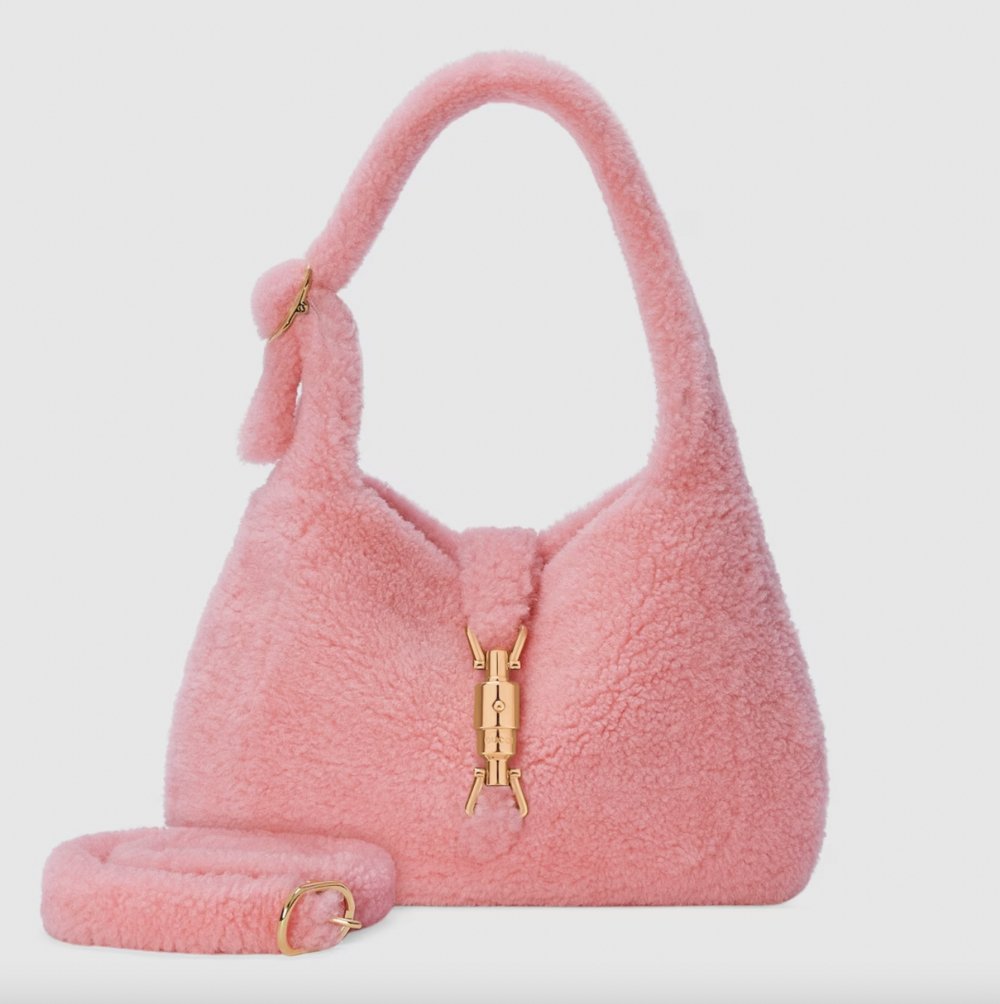Gucci Jackie 1961 Small Shoulder Bag(粉紅色款)