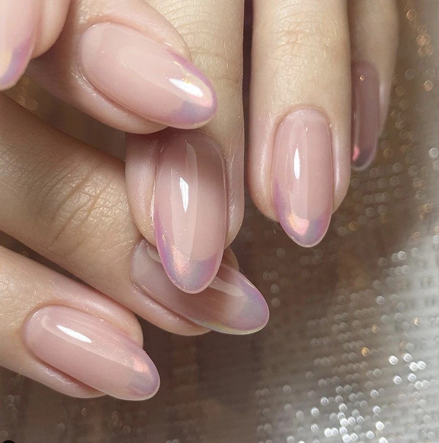 人魚極光法式甲。