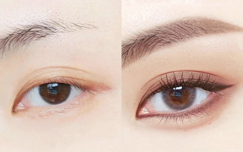 煙燻妝的眼妝技巧。