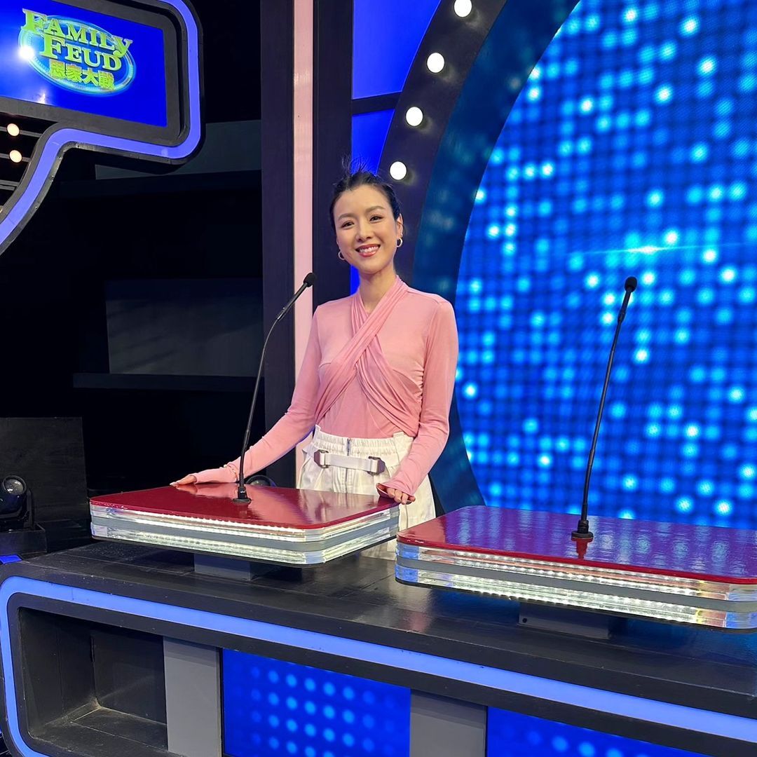 Aimee近日現身由李思捷主持的TVB遊戲節目《思家大戰》第三季。